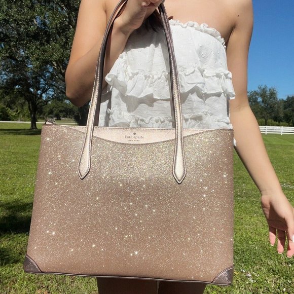 NWT Kate Spade Tote Shoulder Bag + Continental Wallet - Picture 3 of 11